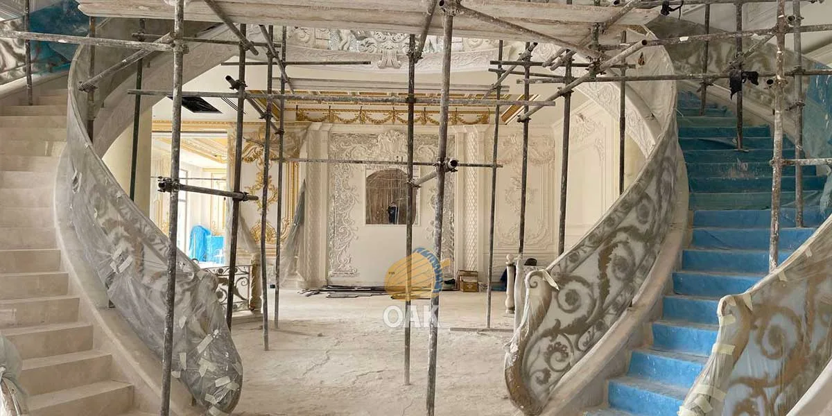 نازک کاری و دکوراسیون ویلا لواسان