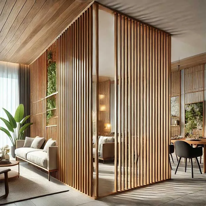 پارتیشن مدرن چوبی