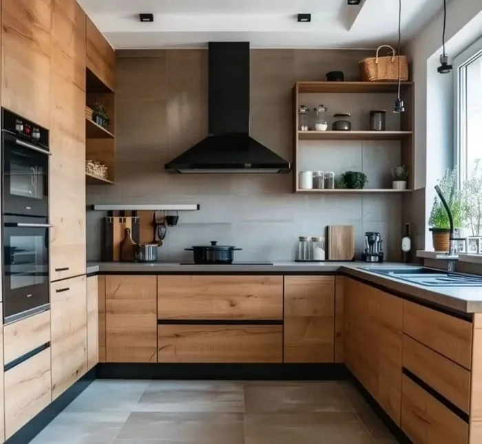 کابینت‌های چوب بلوط (Oak)